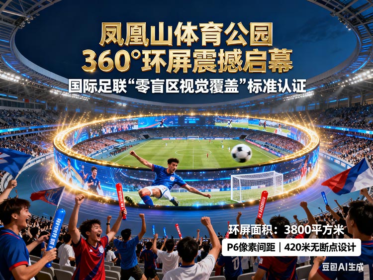 鳳凰山體育公園360&deg;環(huán)屏幕后：成都LED顯示屏如何拿下國際賽事級標(biāo)準(zhǔn)